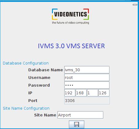 The VMS is now installed in the server hardware in the selected directory (default directory is: C:\IVMSRichServer, C:\IVMSBaseServer or, C:\IVMSCoreServer depending on the