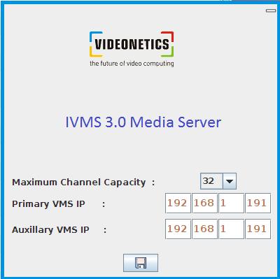 Installation of Media Server [Core Version only] Note: Media Servers are to be installed in different machine where VMS server is not installed. Double Click on the file IVMS Core Media Server 2.0.