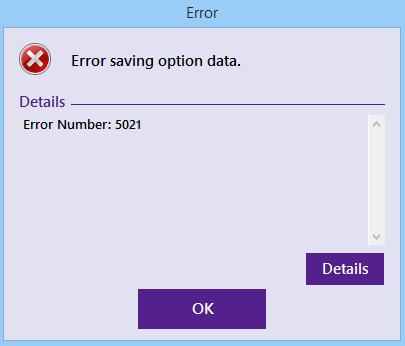 If this error appears, talk to your server administrator.
