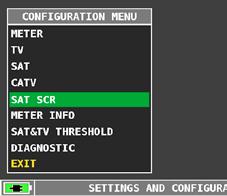 in SCR USER, and choose the user number to test (USER 1-8), Press SPECT to display the spectrum or MEAS