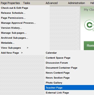 2) Hover the mouse over Page Properties and scroll down to Add New Page. Now click on. Figure 3: Add a 3) The following page will prompt you to name the.