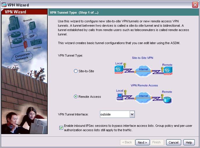 Remote Access VPN Like a site to site VPN, a remote access VPN is designed to create a secure tunnel for communications.