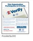Page 9 logging in to E-Verify, the posters are found under View Essential Resources, see Section 1.4.