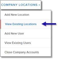 Page 16 2.3 VIEW EXISTING LOCATIONS Corporate administrators can view all the verification locations linked to their E-Verify corporate administrator account.