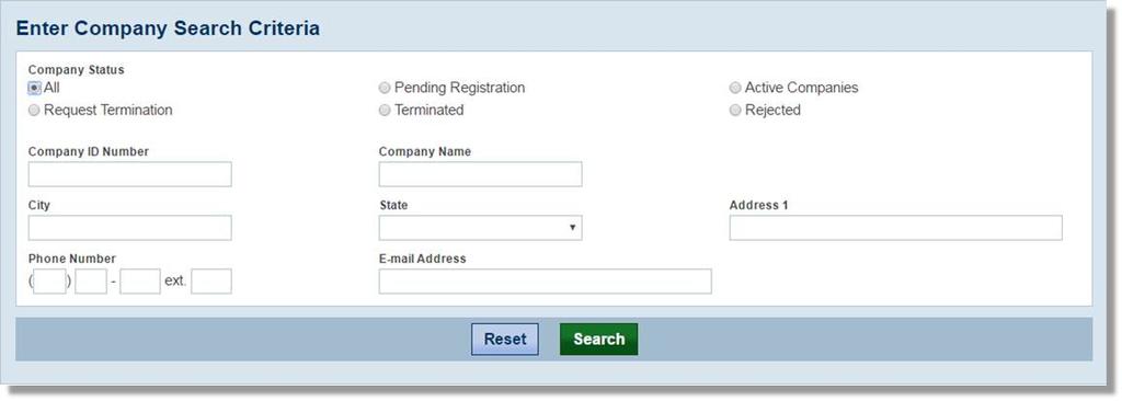 When you need to complete this action follow the steps in the View Existing Locations Process Overview. VIEW EXISTING LOCATIONS PROCESS OVERVIEW From Company Locations, select View Existing Locations.