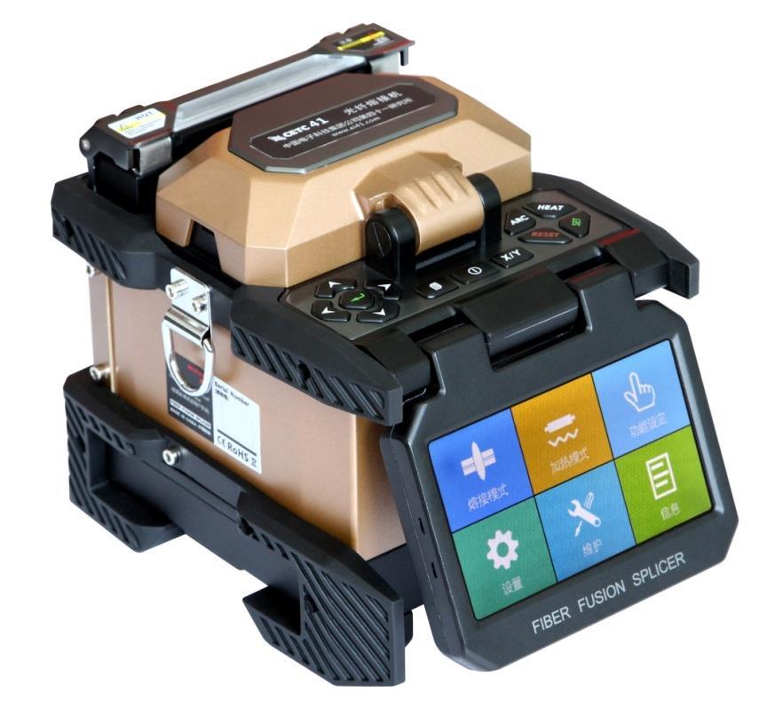AV6481 Optical Fiber Fusion Splicer Product overview Obtaining 16 patens of invention and 58 technical innovations, a brand-new product AV6481 Optical Fiber Fusion Splicer is launched, thanks to 5