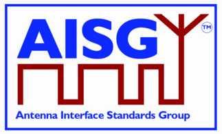 AISG Extension: Extension to the Control Interface for Antenna Line Devices Extension to AISG version 2.