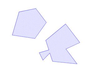 Polygon Cleaning using buffer(0) Polygons from external data sources can be invalid because of selfintersections or overlaps Trick: computing