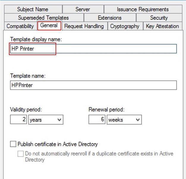 The remainder of this section will cover the steps necessary to create the Enterprise CA template to be used by Security Manager.