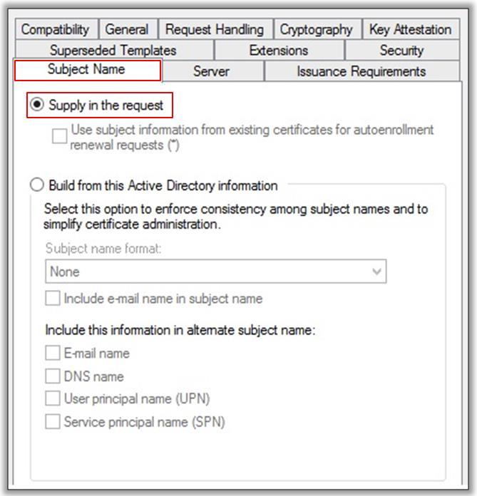 The holder of the private key associated with a certificate is known as the Subject. This can be a user, a program, or virtually any object, computer, or service.