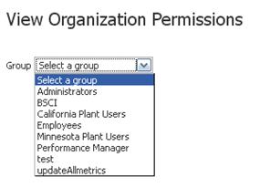 View Organization Permissions: Click on View Organization Permissions in the Administration section: This is what will