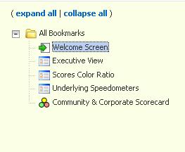 Briefing Pane: This is where your bookmarks are saved. They are easily accessible as soon as you log in to the application.