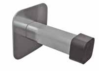 ø 35 ø 6 9 5 4,5 ø 5 25.00008 oor stopper, wall mounting I Stainless Steel oor stopper round : 8 mm 25.00006 with wallplate : 35 mm rt. No. Mounting type 25.00006 8 60 hanger bolt 25.