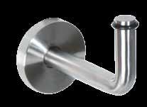oor stopper, wall mounting I Stainless Steel oor stopper, curved hook ø 2 mm rt. No.