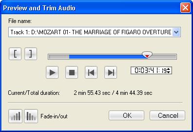 26 ULEAD BURN.NOW USER GUIDE Editing audio files Burn.Now offers various tools that let you edit audio files before burning them to discs.