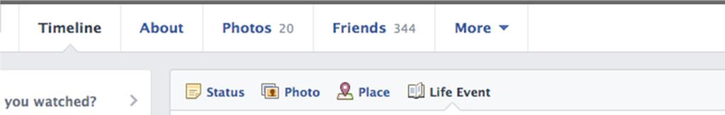 Facebook You can display your BadgeCerts on your Facebook page from the Timeline tab in 2 ways either as a Life Event or as a Photo.