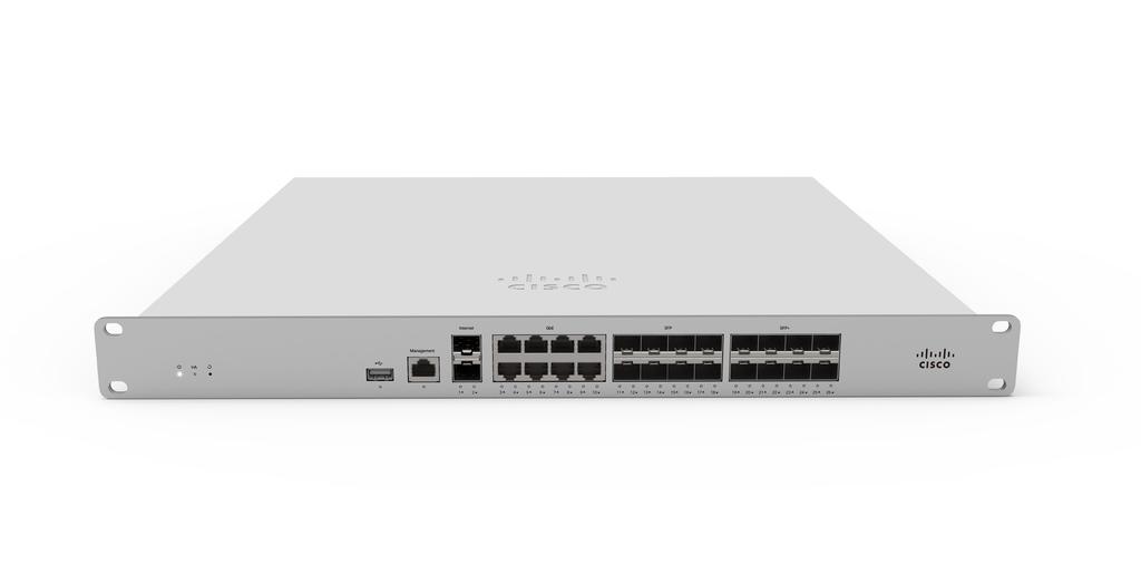 Datasheet MX Meraki MX Cloud Managed Security & SD-WAN Overview Cisco Meraki MX Security Appliances are ideal for organizations considering a Unified Threat Managment (UTM) solution, for distributed