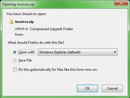 126: File Download Window as shown for All