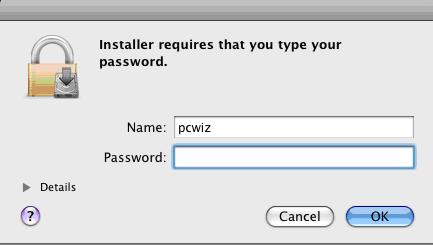6) Input your Password when