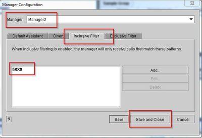When exclusive filtering is enabled, filter ON/OFF would not make any difference, however, Manager would not receive the calls from the numbers which match the patterns in this