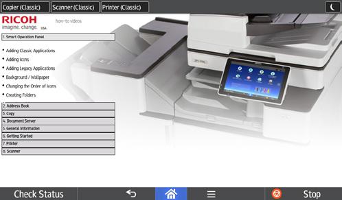 2 Simplified Quick Screens: Quick User Interface screens provide access to basic features on one screen to help simplify print, copy, scan and fax jobs.