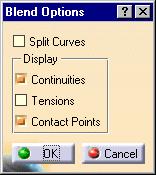 Creating Blend Curves This task explains how to create blend curves.