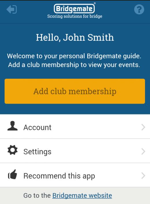Bridgemate App Information for players Page 5 you might have mistyped your email address, and you should go through the account creation procedure again. Click on the link in the confirmation email.