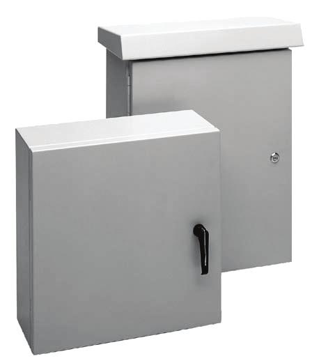 WALL MOUNT RACKS & CABINETS HOFFMAN Hinged Wall-Mount Panel 12 gauge steel. Heavy duty hinges are welded to frame. Hinge provided for every two rack unit spacing for partial network installations.