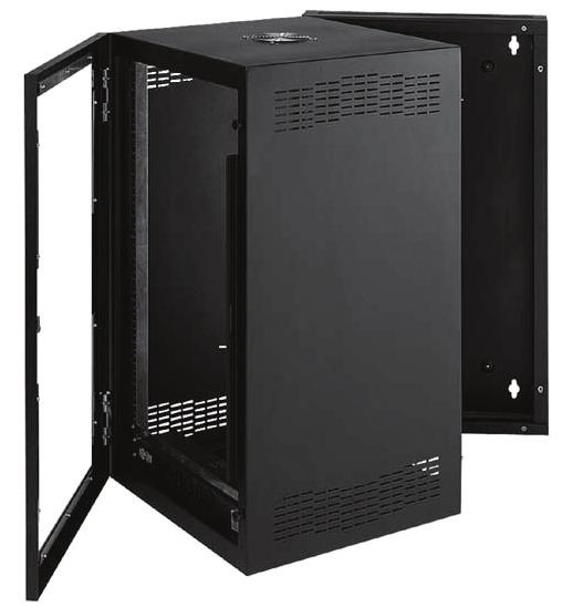 A full line of accessories facilitates enclosure and equipment installation. DBS36248G DataCom D-Box Wall-Mount Cabinet, 4 RU, 36.00 x 24.00 x 8.34, Steel Light Gray $597.