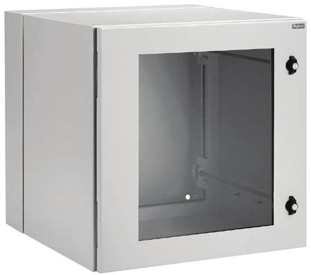 All units can be mounted with hinges on left or right side. Shipped fully assembled. EWMS362225 AccessPlus Solid Door with Knockouts, 19 RU, 37.25 x 22.00 x 25.00, 1 Latch $817.