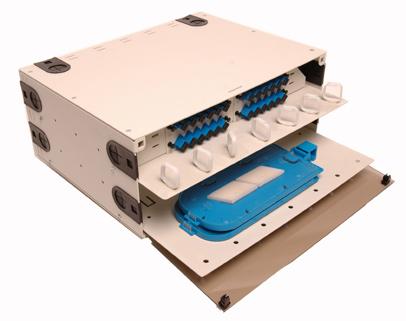 (STD/HIGH) SPLICE TRAYS* Splice Trays - Page 48, Adapter Plates - Page 49 LL-500 with LL-2450 installed.
