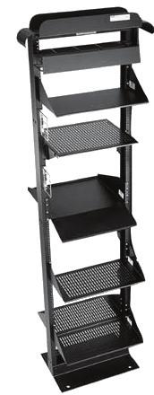 RACKS OPEN FRAME HOFFMAN 2-Post Open Frame Racks The 2-Post Open Frame Rack is a key element in a structured cabling system.