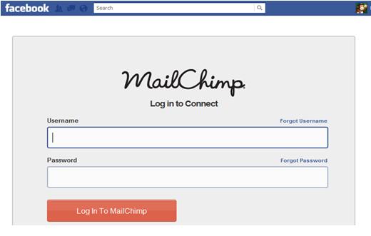 Post to Facebook This feature allows you to post your MailChimp blast email directly to your Facebook account.