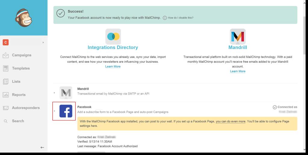 5. In your Dynamics CRM PowerMailChimp Blast you need to provide the Facebook Page ID for the page(s) that you want to post your specific email blast to.