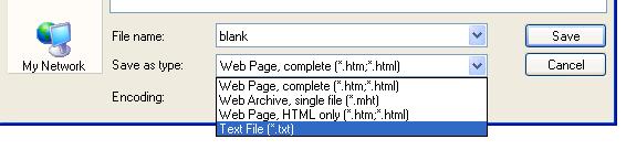 PAGE 28 - ECDL MODULE 7 (OFFICE XP) - WORKBOOK To save a web page as a specific file type Display a web page which you wish to save to disk.
