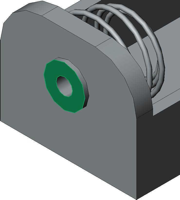 N. Soldering Lug. Step 1. Click the front face of lug rivet and click Sketch on the Content menu, Fig. 59. Front face Step 2. Click Normal To on the View (Ctrl-8) Step 3.