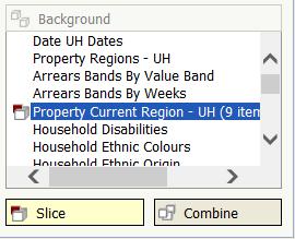 4.2.4. Arrange/rearrange members and measures 1. Select an item(s) from row, column or background. 2.