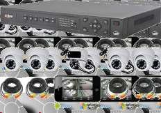 POWERED PROCESS SECURITY CAMERA SYSTEM We setup a security system