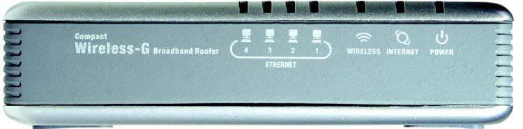 The Front Panel The Router s LEDs, which indicate the status of the Router and network activities, are located on the front panel. Figure 3-2: The Router s Front Panel Wireless Green.