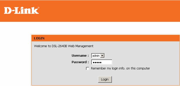 The login page appears. Step 3 Step 4 Enter a user name and the password. The default username and password of the super user are admin and admin.