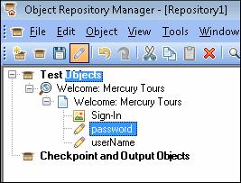 Creating Object Repsitries Tip: If yu delete Sign-In, passwrd, r username by mistake, click Und the deleted
