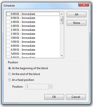 There, you have to check the blocks in which you want to place the audio.