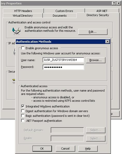 Integration IIS 7 (Windows Server 2008) Note There is a batch script autoconfigsso.bat in the folder misc\iis of your engine installation.