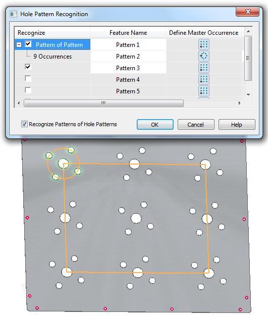 Pattern of Patterns Recognition Recognize pattern of patterns in imported