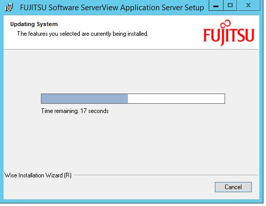 Figure 22: Starting installation of the Application Service 18. Click Next to start the installation.
