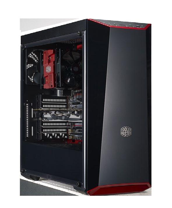 Master MasterBox Lite 5 case with tempered