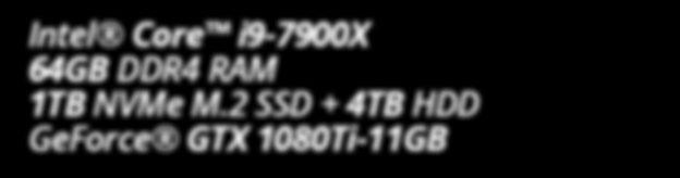 2 SSD + 4TB HDD GeForce GTX 1080Ti-11GB Cooler