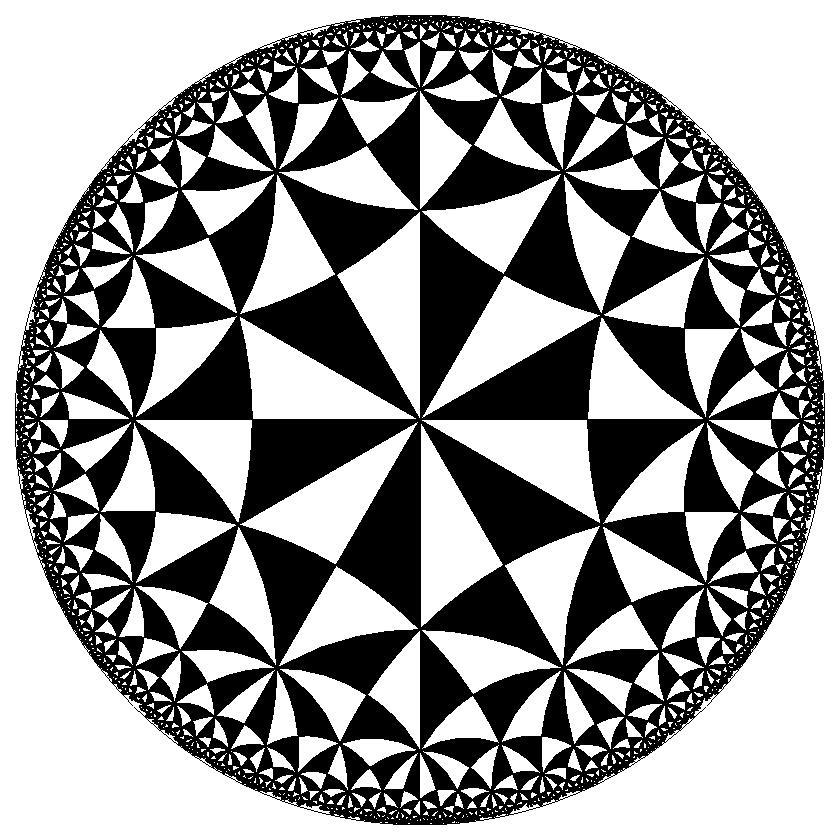 USE OF MODELS OF HYPERBOLIC GEOMETRY IN THE CREATION OF HYPERBOLIC PATTERNS Douglas J. DUNHAM University of Minnesota Duluth, USA ABSTRACT: In 1958, the Dutch artist M.C. Escher became the first person to create artistic pattern s in geometry.