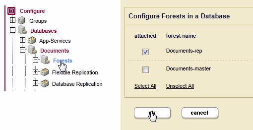 that the Documents-master forest is the new replica forest. 1.