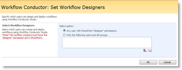 E-mail Settings To configure global e-mail templates for task e-mails sent by Workflow Conductor, go to Central Administration > Workflow Conductor Control Panel, and then click E-mail Settings.